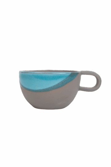 Κούπα Οβάλ Forma Grey & Blue
