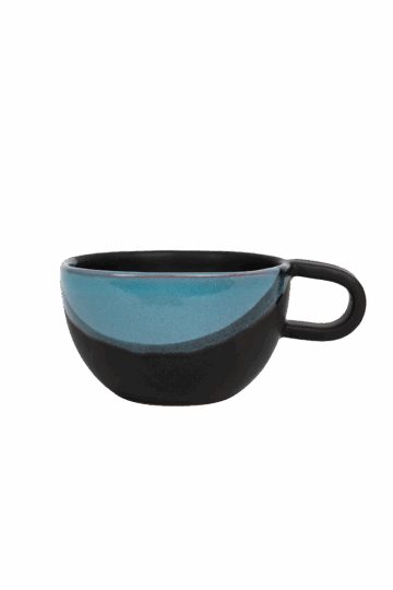 Κούπα Οβάλ Forma Black & Blue