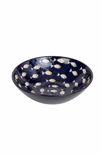 Ρηχό Μπολ Piscaria Dark Blue