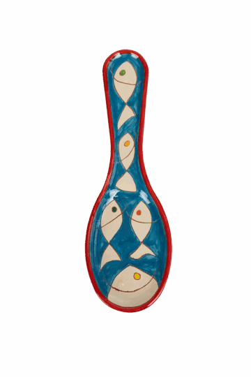 Κουταλοθήκη Piscaria Blue & Red