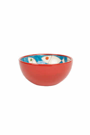Μπολ Piscaria Blue & Red