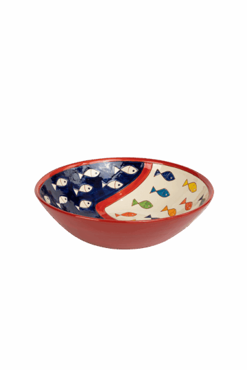 Ρηχό Μπολ Piscaria Colourful